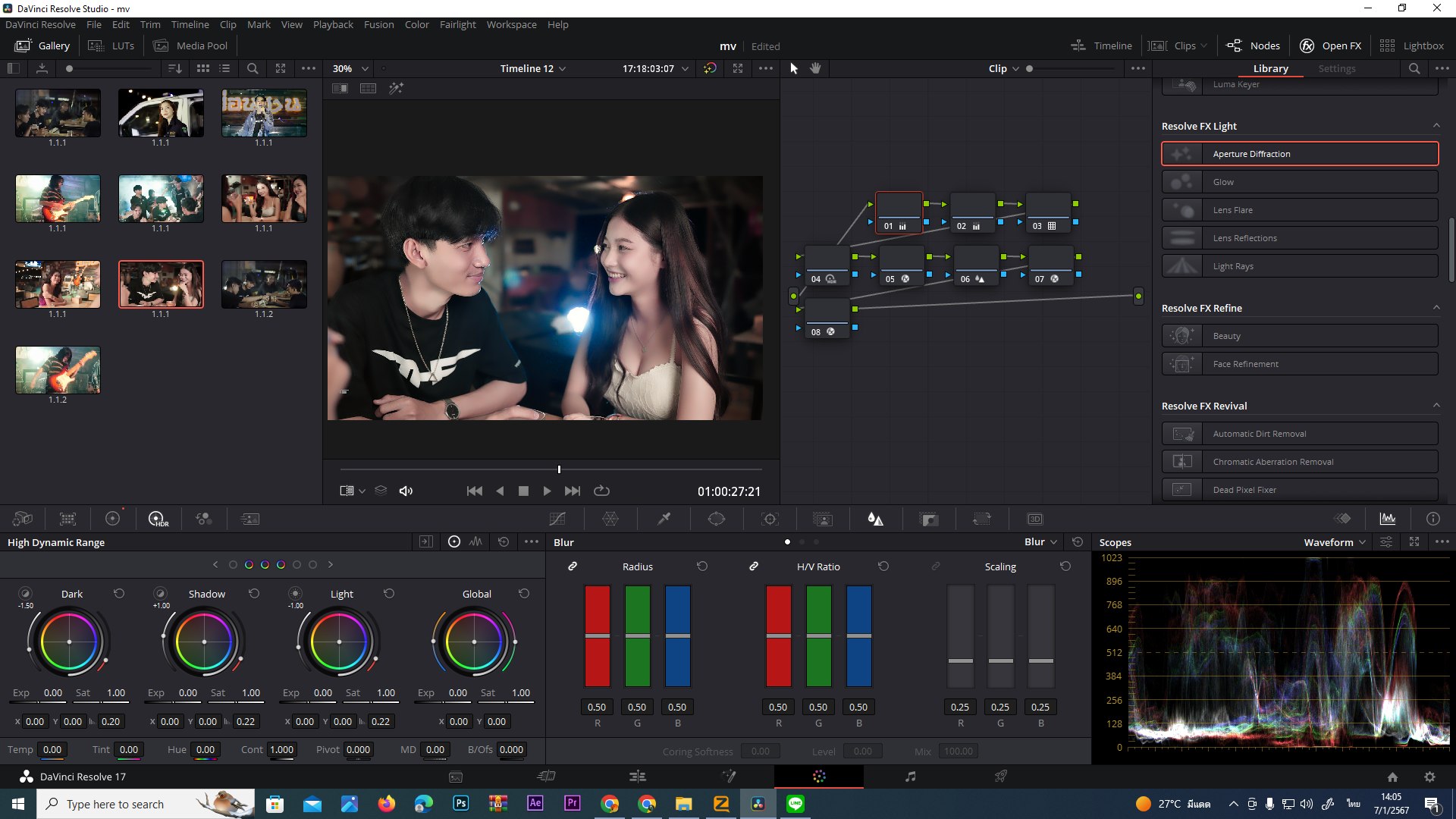 เบื้องหลังงาน รับถ่ายวีดีโอ โฆษณาและภาพยนตร์โดย HP Video - รับถ่ายวีดีโอฉะเชิงเทรา